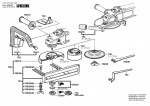 Bosch 0 601 357 003 Gws 20-230 Angle Grinder 220 V / Eu Spare Parts